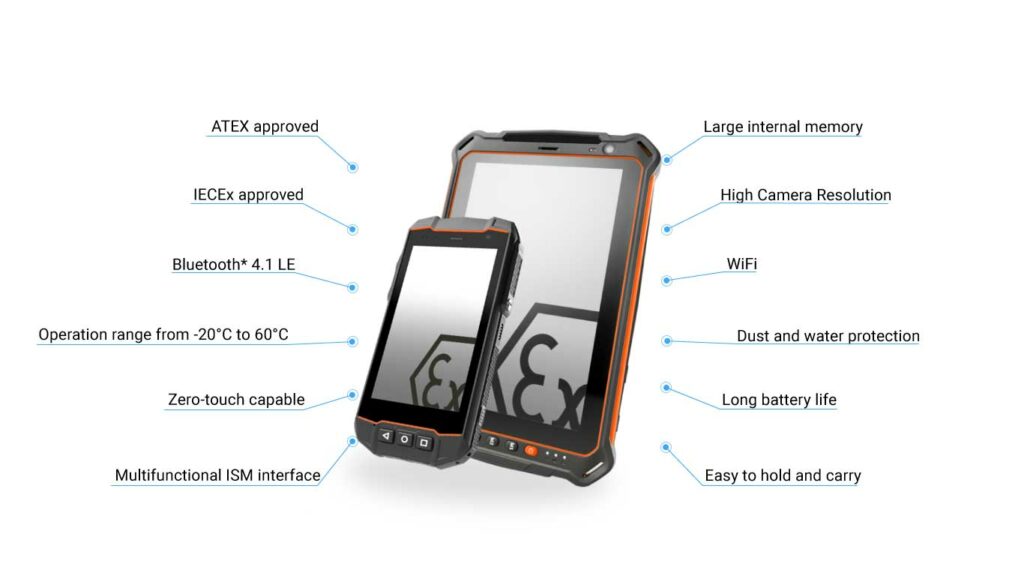 Field inspection device list of features